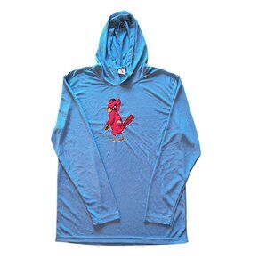 St. Louis Cardinals Light Blue Lightweight Long Sleeve Hoodie XL